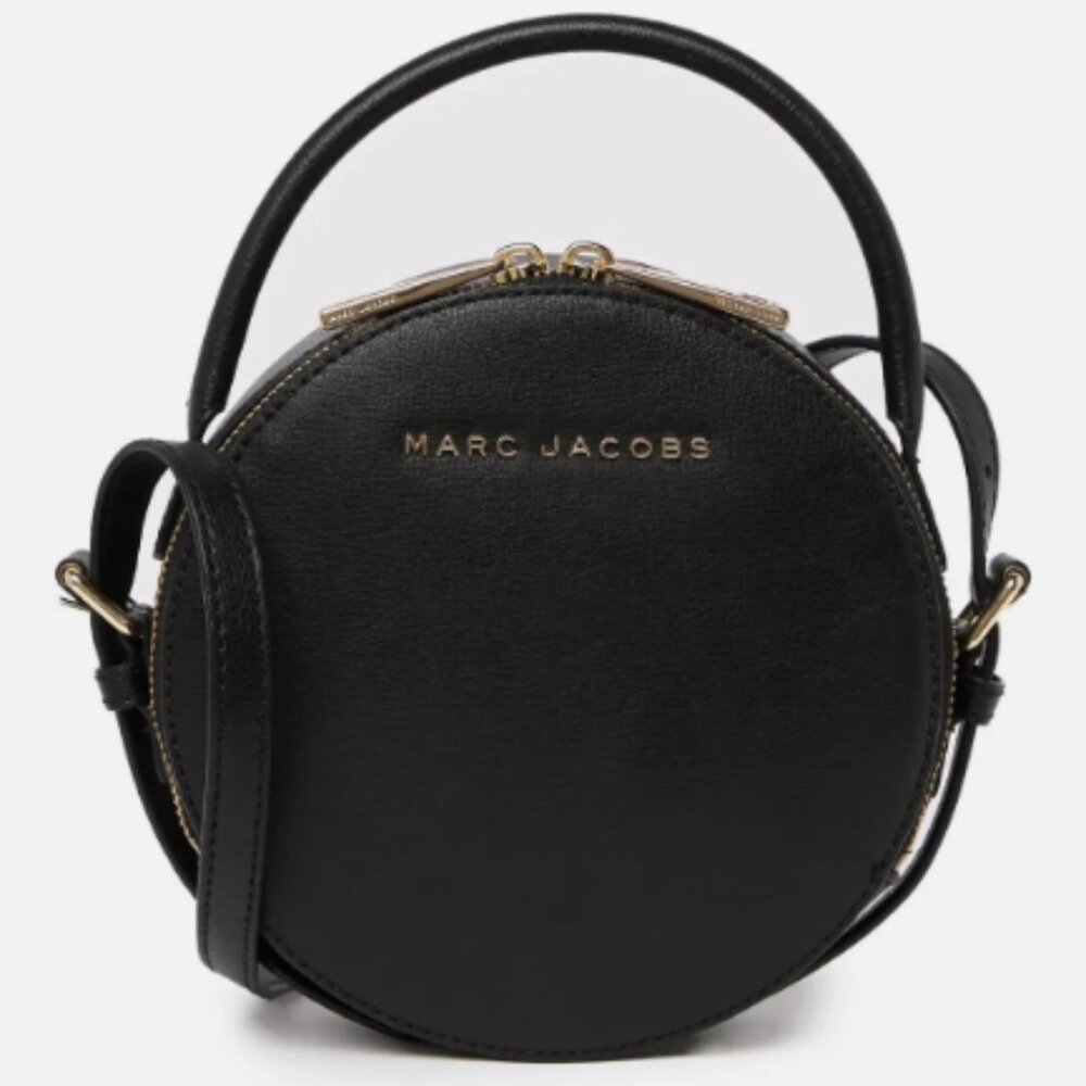 Marc Jacobs The Commuter Leather Crossbody Bag in Black